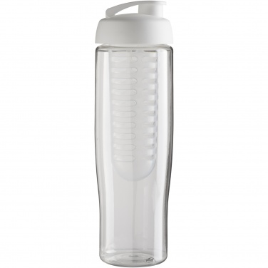 Logotrade Firmengeschenke das Foto: H2O Active® Tempo 700 ml Sportflasche mit Klappdeckel und Infusor