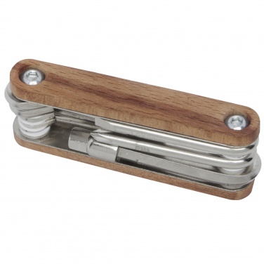 Logotrade Werbeartikel das Foto: Fixie Fahrrad Multitool aus Holz