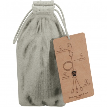 Logotrade Firmengeschenke das Foto: SCX.design C49 5-in-1 Ladekabel mit Leuchtlogo