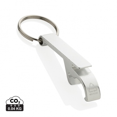 Logotrade Logogeschenke das Foto: Flaschen- und Dosenöffner aus RCS recyceltem Aluminium