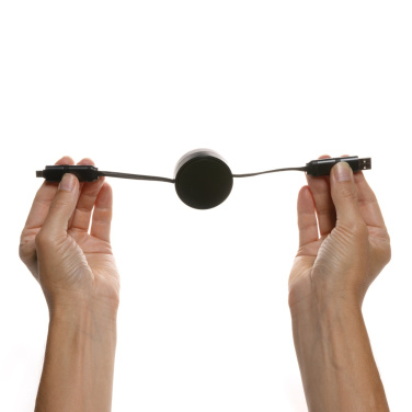 Logotrade Firmengeschenke das Foto: Terra aufrollbares 6-in-1-Kabel aus RCS recyceltem Aluminium