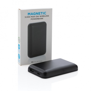 Logotrade werbemittel das Foto: Magnetische 5.000 mAh Wireless Powerbank