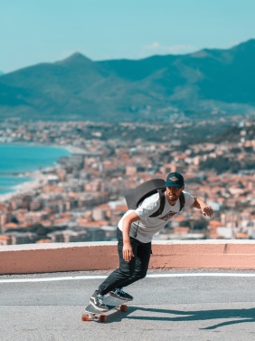 Logotrade werbemittel das Foto: Bobby Hero Small Anti-Diebstahl-Rucksack