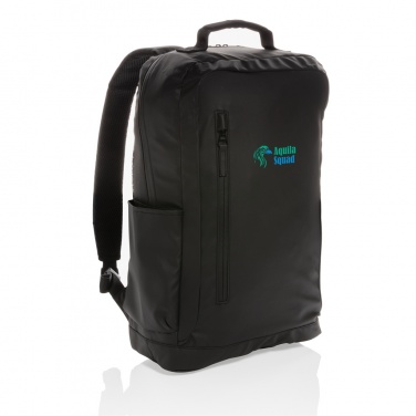 Logotrade Firmengeschenke das Foto: Fashion schwarzer 15.6" Laptop-Rucksack, PVC-frei