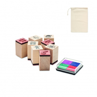 Logotrade Logogeschenke das Foto: Stempel-Set Weihnachten