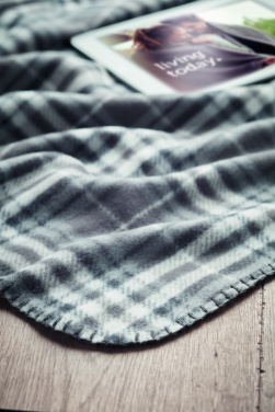 Logotrade Werbegeschenke das Foto: RPET Fleece-Reisedecke Karo