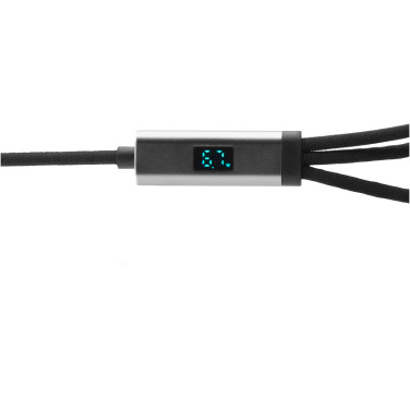 Logotrade Werbeartikel das Foto: SCX.design C53 100W ultraschnelles 5-in-1 Ladekabel aus rPET