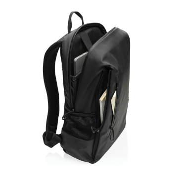 Logotrade Werbegeschenke das Foto: Lima Aware™ RPET wasserabweisender 15,6" Laptop-Rucksack