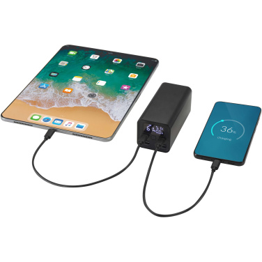 Logotrade Logogeschenke das Foto: Acamar 70 W 20.000 mAh Laptop Powerbank aus recyceltem Aluminium