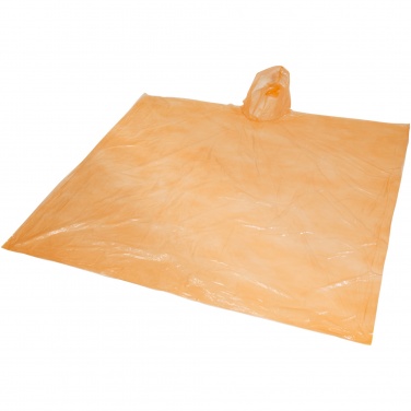 Logo trade promotional giveaways picture of: Ziva disposable rain poncho with storage pouch