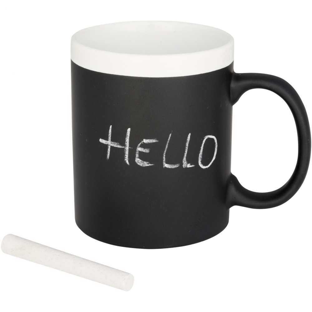 Logo trade promotional products picture of: Chalk-write 330 ml ceramic mug