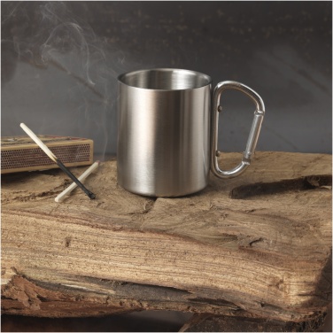 Logo trade advertising products picture of: Alps 200 ml insulated mug with carabiner