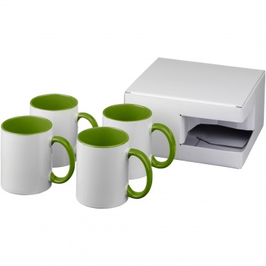 Logotrade promotional giveaways photo of: Ceramic sublimation mug 4-pieces gift set