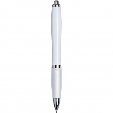 Logo trade advertising product photo of: Nash ballpoint pen with coloured barrel and grip