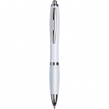Logotrade promotional product picture of: Nash ballpoint pen with coloured barrel and grip