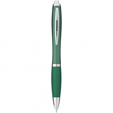 Logotrade promotional merchandise photo of: Nash ballpoint pen with coloured barrel and grip