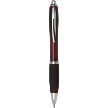 Logo trade promotional products picture of: Nash ballpoint pen with coloured barrel and grip