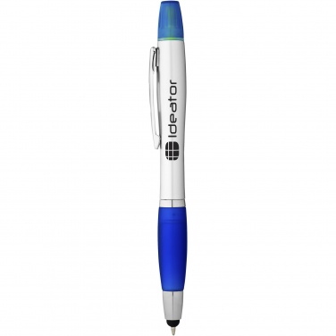 Logotrade business gift image of: Nash stylus ballpoint pen and highlighter