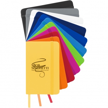Logo trade promotional items image of: Spectrum A6 hard cover notebook