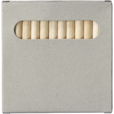 Logo trade promotional giveaway photo of: Tallin 12-piece coloured pencil set