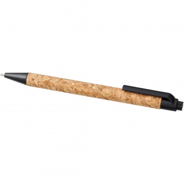 Logotrade promotional merchandise picture of: Midar cork and wheat straw ballpoint pen