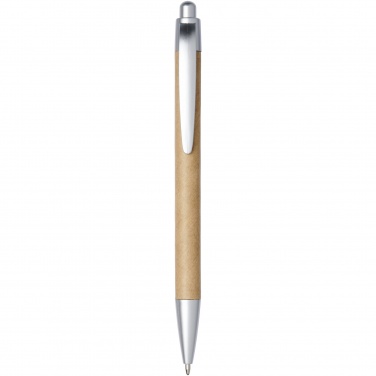 Logo trade corporate gifts image of: Tiflet recycled paper ballpoint pen
