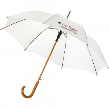 Logotrade promotional products photo of: Kyle 23" auto open umbrella wooden shaft and handle