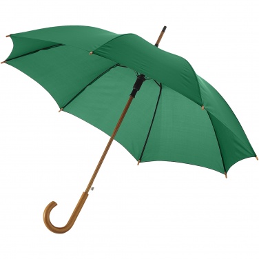 Logotrade promotional gift picture of: Kyle 23" auto open umbrella wooden shaft and handle