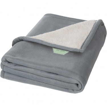 Logo trade promotional merchandise image of: Springwood soft fleece and sherpa plaid blanket
