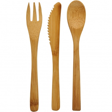Logo trade promotional items image of: Celuk bamboo cutlery set