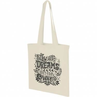 Logotrade promotional gift image of: Carolina 100 g/m² cotton tote bag 7L