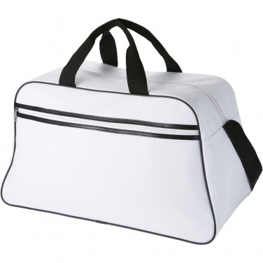 Logotrade promotional merchandise image of: San Jose 2-stripe sports duffel bag 30L