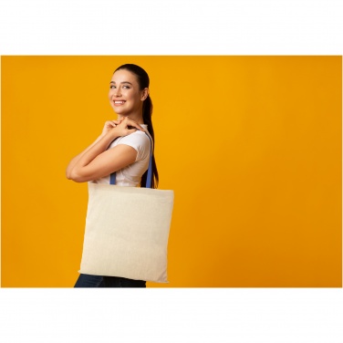 Logotrade promotional giveaways photo of: Nevada 100 g/m² cotton tote bag coloured handles 7L