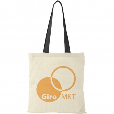 Logotrade promotional items photo of: Nevada 100 g/m² cotton tote bag coloured handles 7L