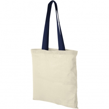 Logo trade corporate gift photo of: Nevada 100 g/m² cotton tote bag coloured handles 7L