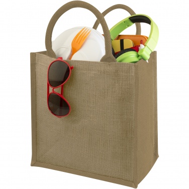 Logo trade promotional gift photo of: Chennai jute tote bag 16L