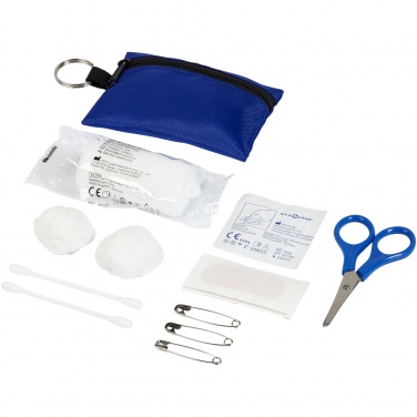 Logo trade promotional merchandise picture of: Valdemar 16-piece first aid keyring pouch