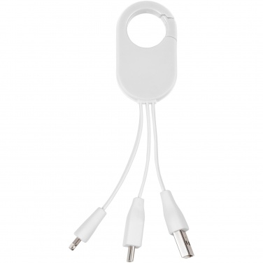 Logo trade promotional merchandise image of: Troop 3-in-1 charging cable