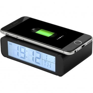 Logotrade corporate gift picture of: Seconds 5W wireless charging clock