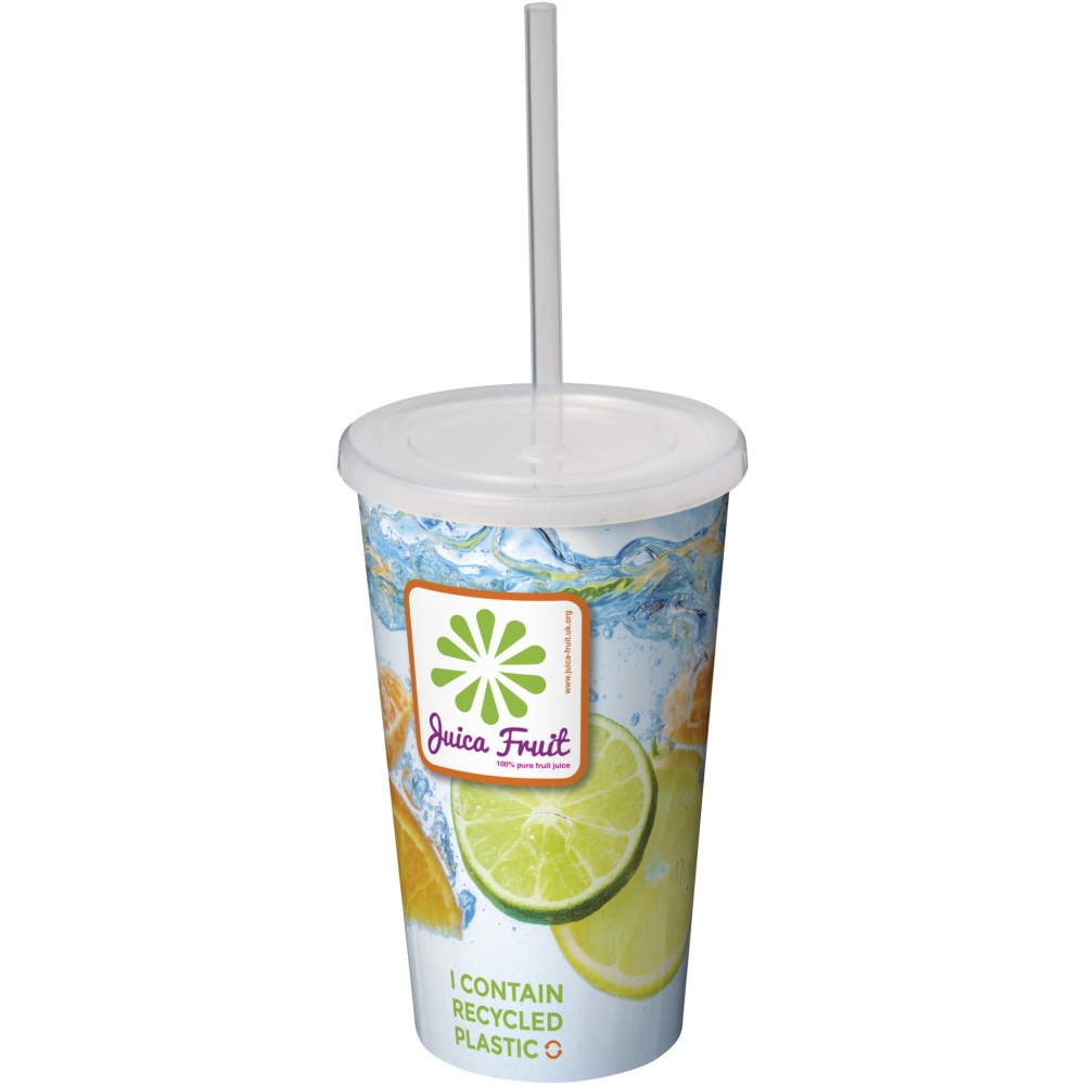 Logo trade business gifts image of: Brite-Americano® 350 ml double-walled stadium cup