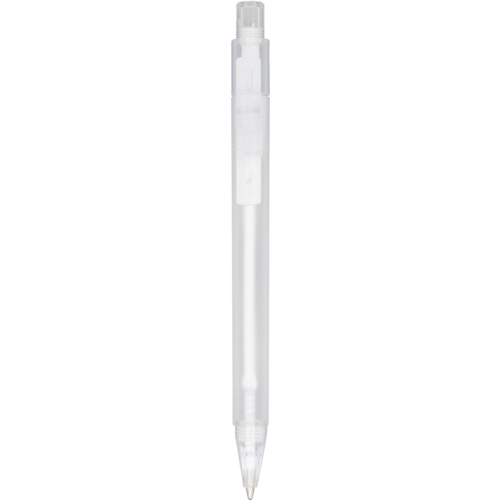 Logo trade corporate gifts image of: Calypso frosted ballpoint pen