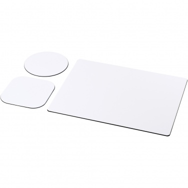 Logotrade business gift image of: Brite-Mat® mouse mat and coaster set combo 1