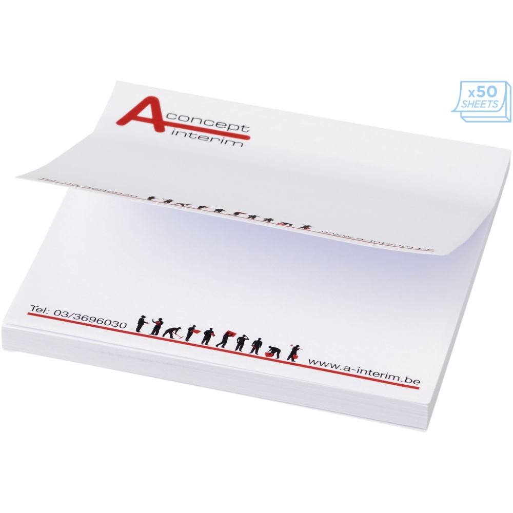 Logo trade promotional gifts image of: Sticky-Mate® sticky notes 75x75mm