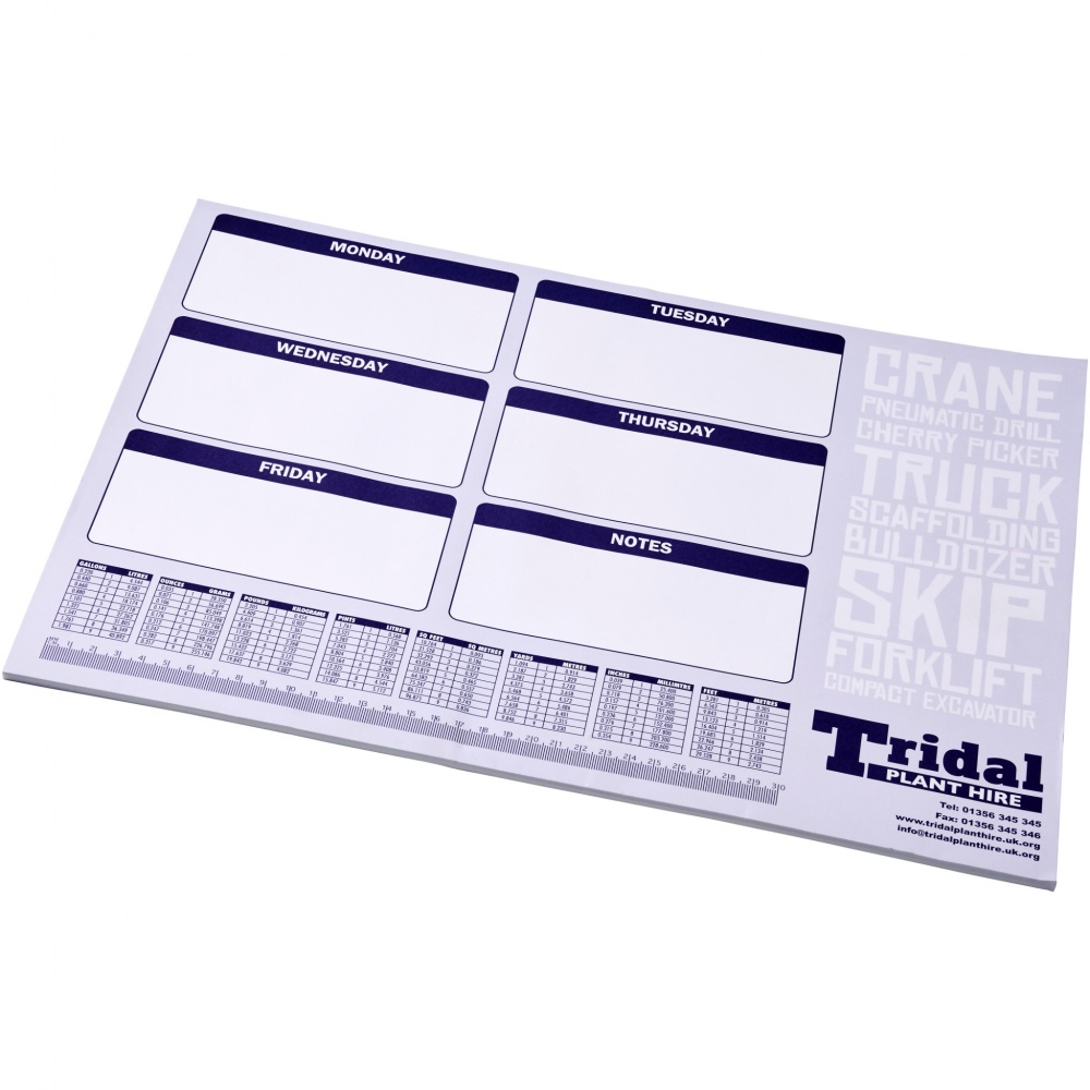 Logo trade advertising products image of: Desk-Mate® A2 notepad