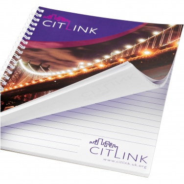 Logo trade business gifts image of: Desk-Mate® spiral A4 notebook