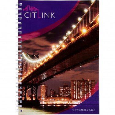 Logo trade promotional items picture of: Desk-Mate® A5 spiral notebook