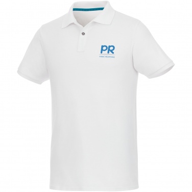 Logotrade promotional products photo of: Beryl short sleeve men's organic recycled polo