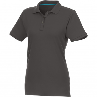 Logotrade promotional giveaway image of: Beryl short sleeve women's organic recycled polo