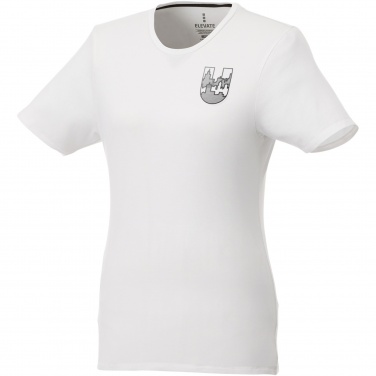 Logo trade promotional merchandise photo of: Balfour short sleeve women's organic t-shirt