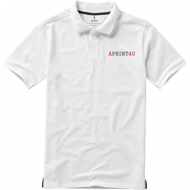 Logo trade promotional merchandise picture of: Calgary short sleeve men's polo